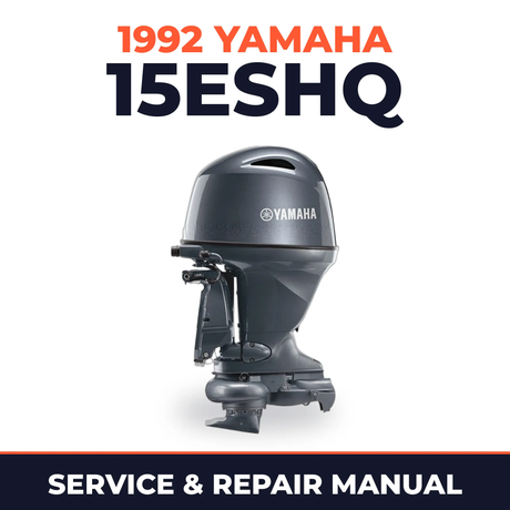 1992 Yamaha 15ESHQ 2 stroke Service and Repair Manual