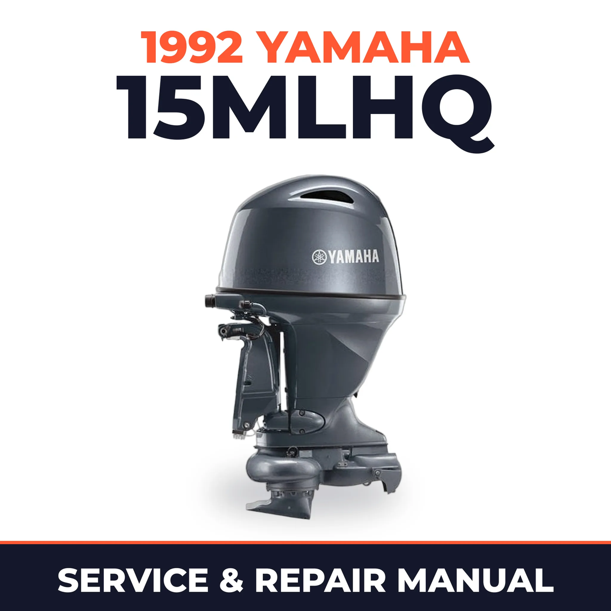 1992 Yamaha 15MLHQ 2 stroke Service and Repair Manual