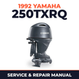 1992 Yamaha 250TXRQ 2 stroke Service and Repair Manual