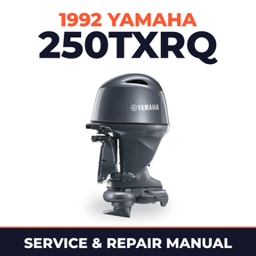 1992 Yamaha 250TXRQ 2 stroke Service and Repair Manual