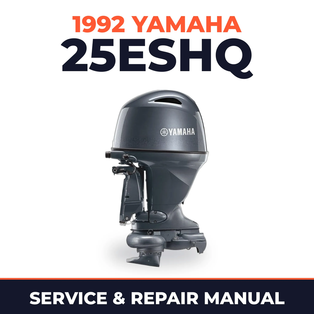 1992 Yamaha 25ESHQ 2 stroke Service and Repair Manual