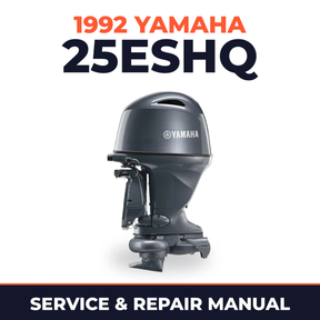 1992 Yamaha 25ESHQ 2 stroke Service and Repair Manual