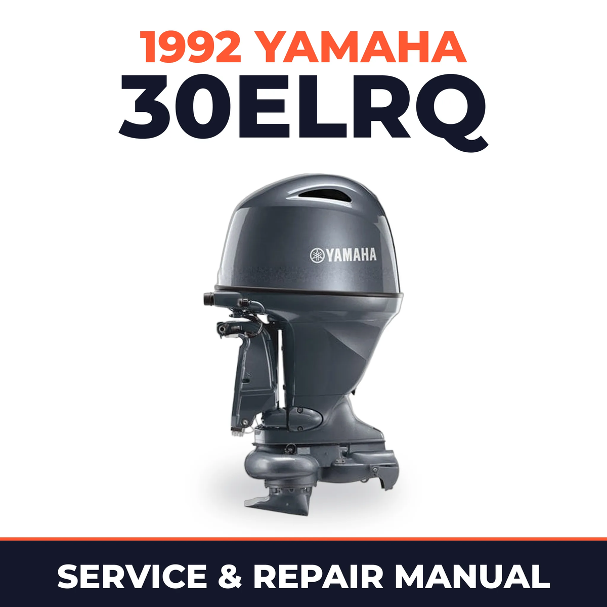 1992 Yamaha 30ELRQ 2 stroke Service and Repair Manual