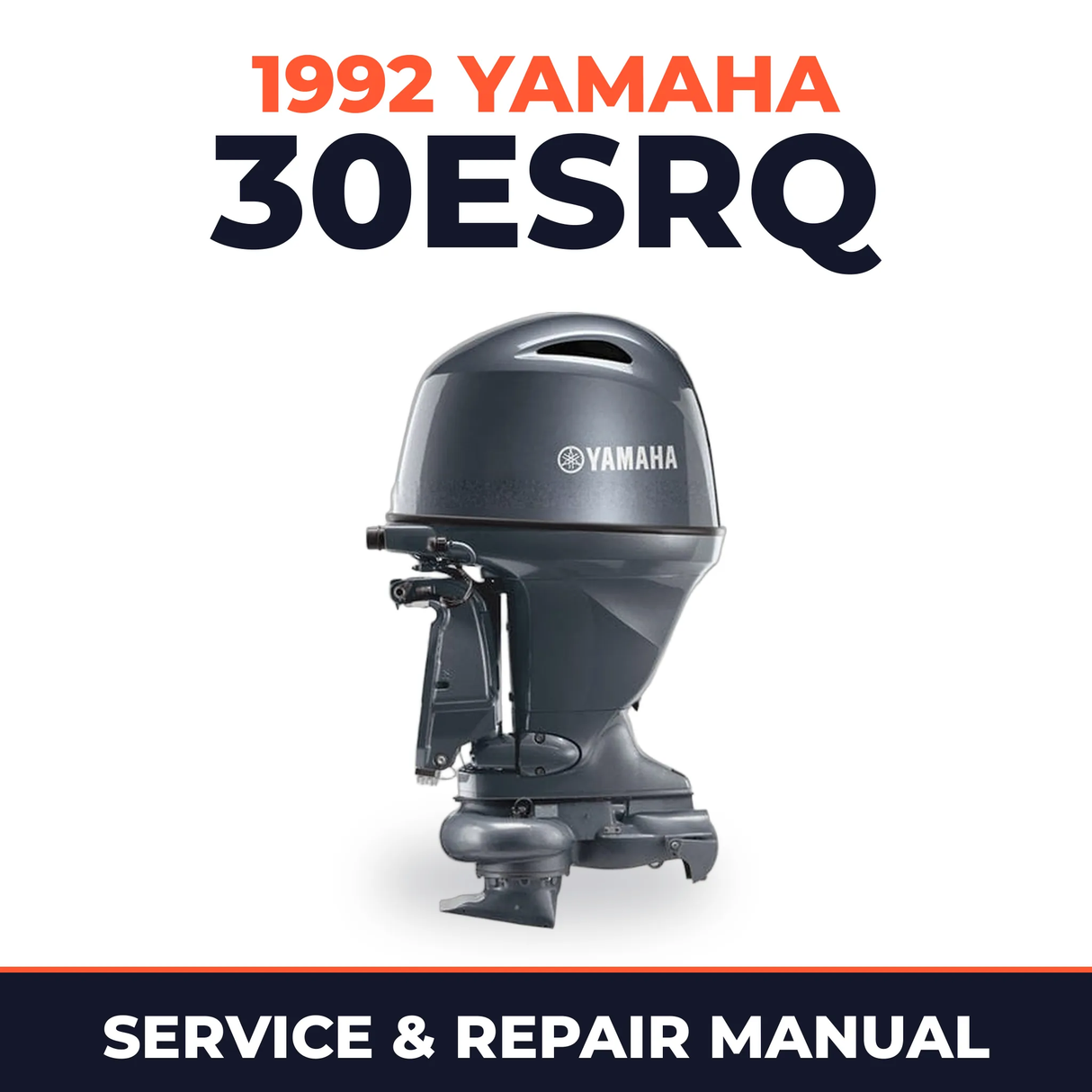 1992 Yamaha 30ESRQ 2 stroke Service and Repair Manual