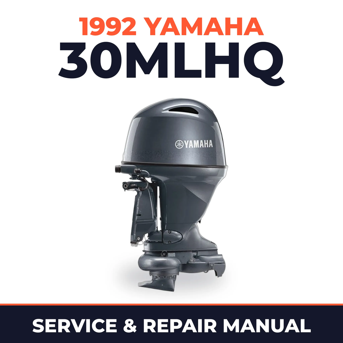 1992 Yamaha 30MLHQ 2 stroke Service and Repair Manual
