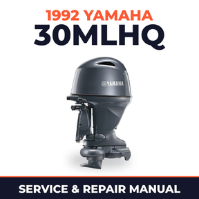 1992 Yamaha 30MLHQ 2 stroke Service and Repair Manual