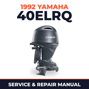 1992 Yamaha 40ELRQ 2 stroke Service and Repair Manual