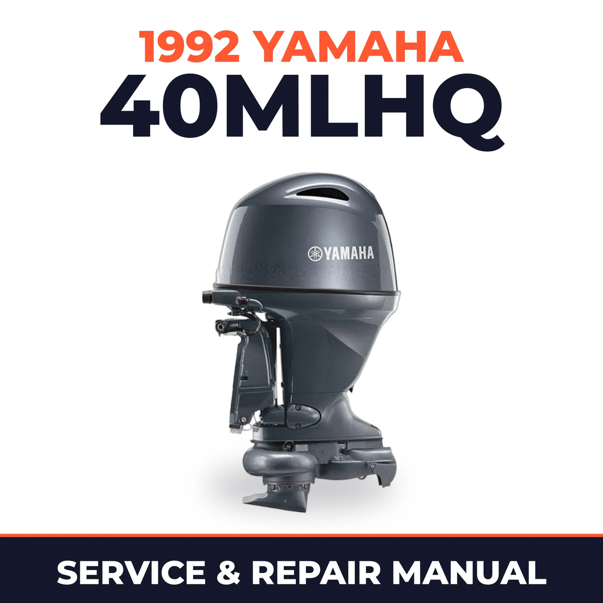 1992 Yamaha 40MLHQ 2 stroke Service and Repair Manual