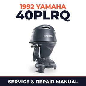1992 Yamaha 40PLRQ 2 stroke Service and Repair Manual