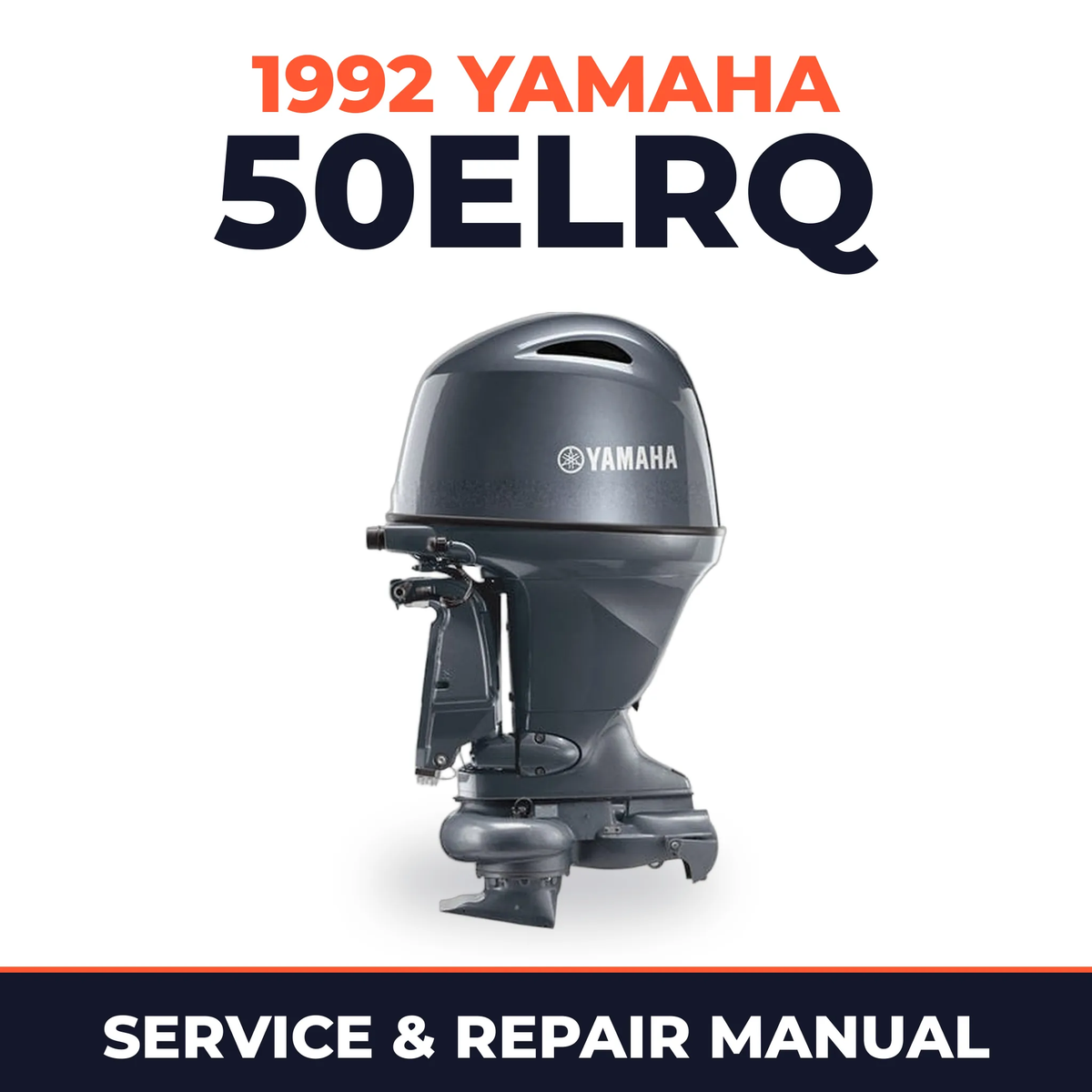 1992 Yamaha 50ELRQ 2 stroke Service and Repair Manual