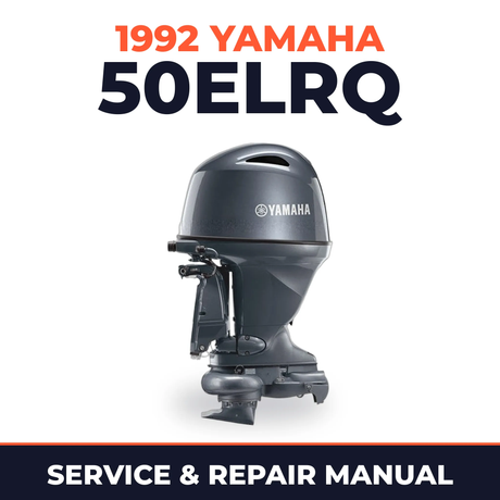 1992 Yamaha 50ELRQ 2 stroke Service and Repair Manual