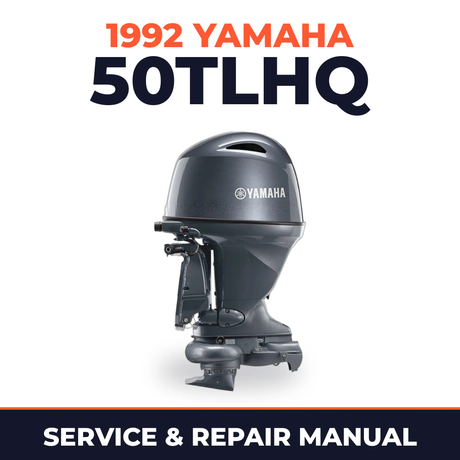1992 Yamaha 50TLHQ 2 stroke Service and Repair Manual