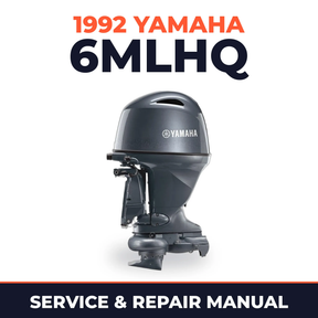 1992 Yamaha 6MLHQ 2 stroke Service and Repair Manual