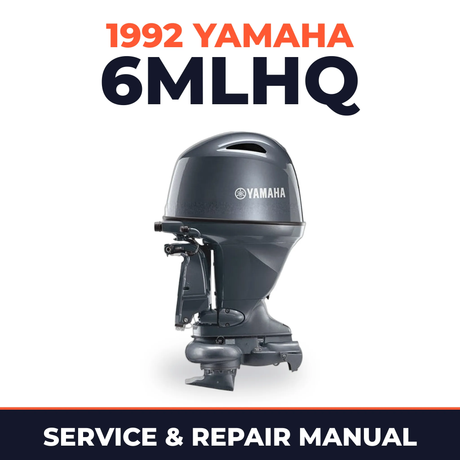 1992 Yamaha 6MLHQ 2 stroke Service and Repair Manual