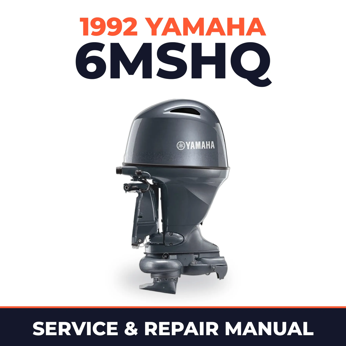 1992 Yamaha 6MSHQ 2 stroke Service and Repair Manual