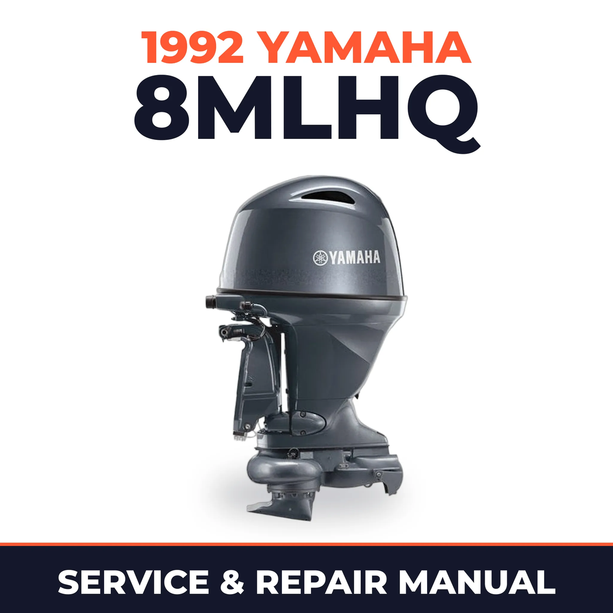1992 Yamaha 8MLHQ 2 stroke Service and Repair Manual