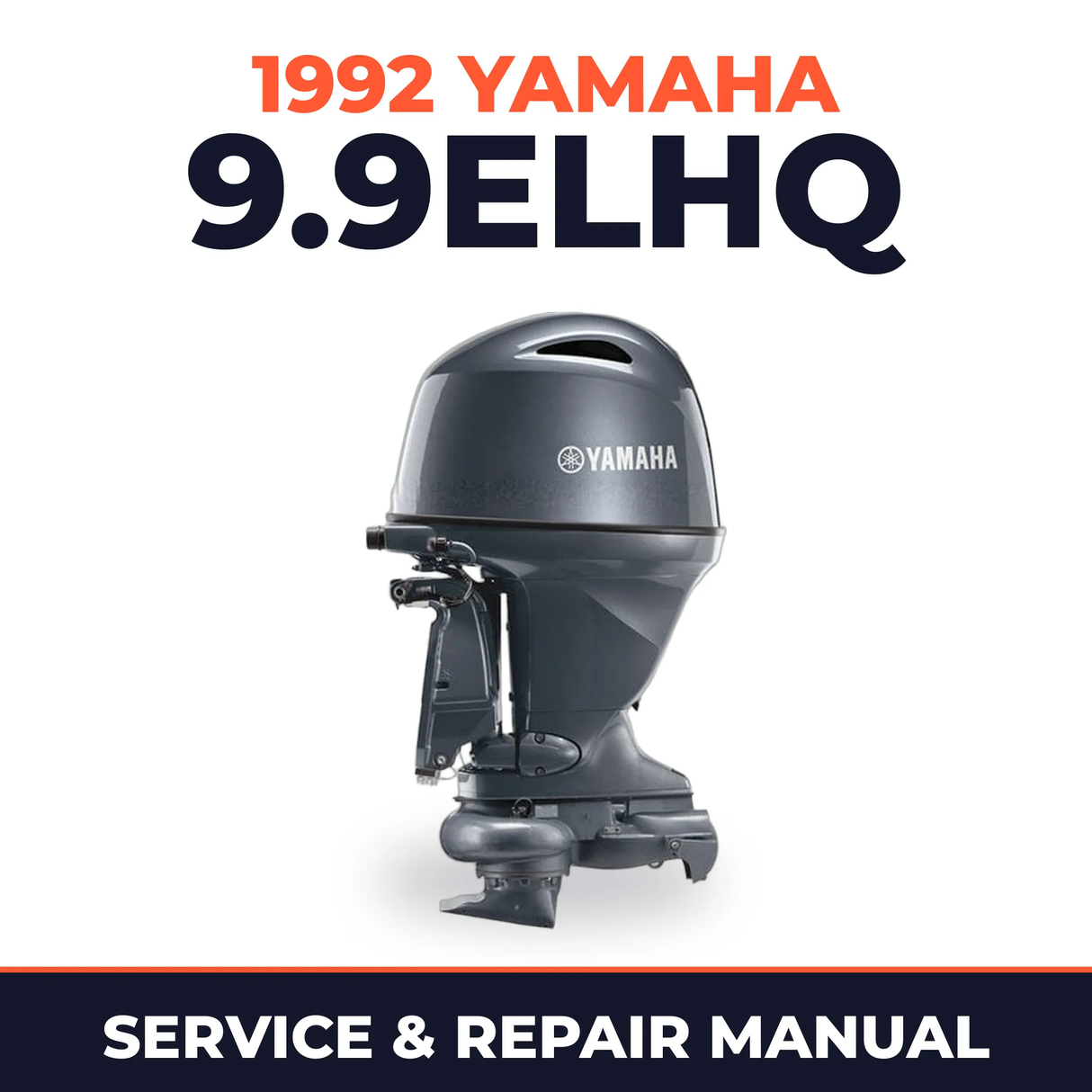 1992 Yamaha 9.9ELHQ 2 stroke Service and Repair Manual