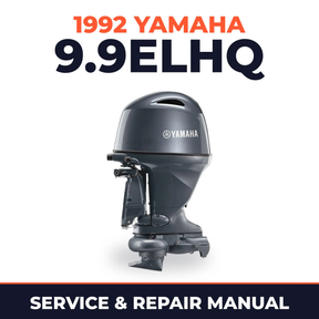 1992 Yamaha 9.9ELHQ 2 stroke Service and Repair Manual