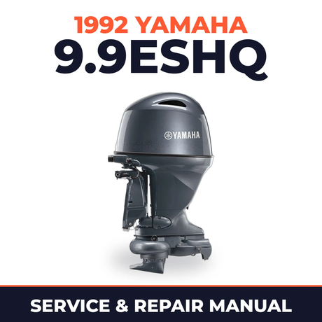 1992 Yamaha 9.9ESHQ 2 stroke Service and Repair Manual