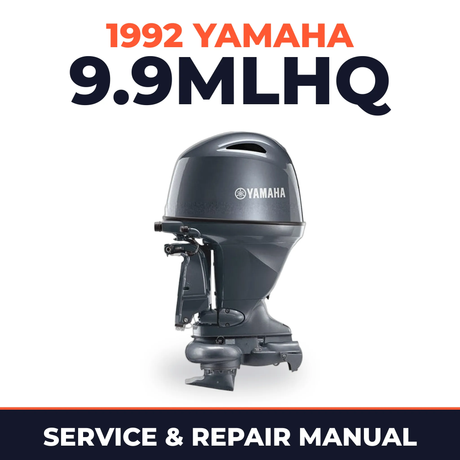 1992 Yamaha 9.9MLHQ 2 stroke Service and Repair Manual