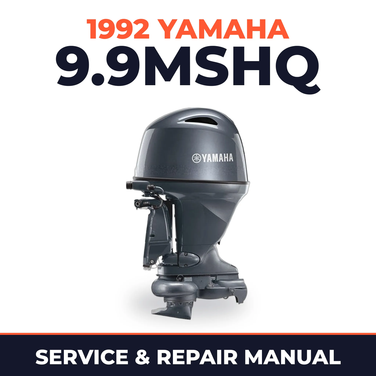 1992 Yamaha 9.9MSHQ 2 stroke Service and Repair Manual