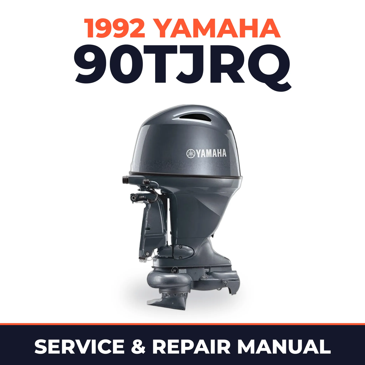 1992 Yamaha 90TJRQ 2 stroke Service and Repair Manual