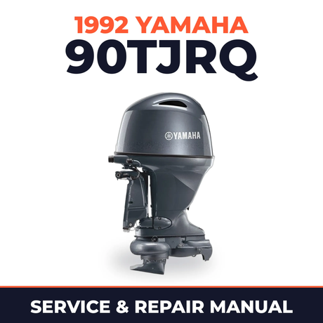 1992 Yamaha 90TJRQ 2 stroke Service and Repair Manual