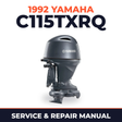 1992 Yamaha C115TXRQ 2 stroke Service and Repair Manual