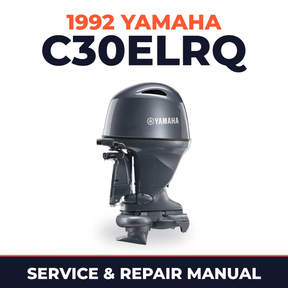 1992 Yamaha C30ELRQ 2 stroke Service and Repair Manual