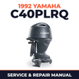 1992 Yamaha C40PLRQ 2 stroke Service and Repair Manual