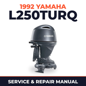 1992 Yamaha L250TURQ 2 stroke Service and Repair Manual