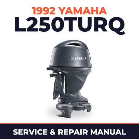1992 Yamaha L250TURQ 2 stroke Service and Repair Manual