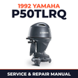 1992 Yamaha P50TLRQ 2 stroke Service and Repair Manual