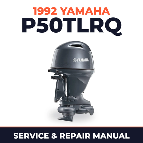 1992 Yamaha P50TLRQ 2 stroke Service and Repair Manual
