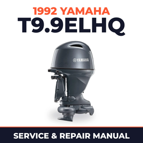 1992 Yamaha T9.9ELHQ 2 stroke Service and Repair Manual