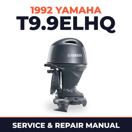 1992 Yamaha T9.9ELHQ 2 stroke Service and Repair Manual