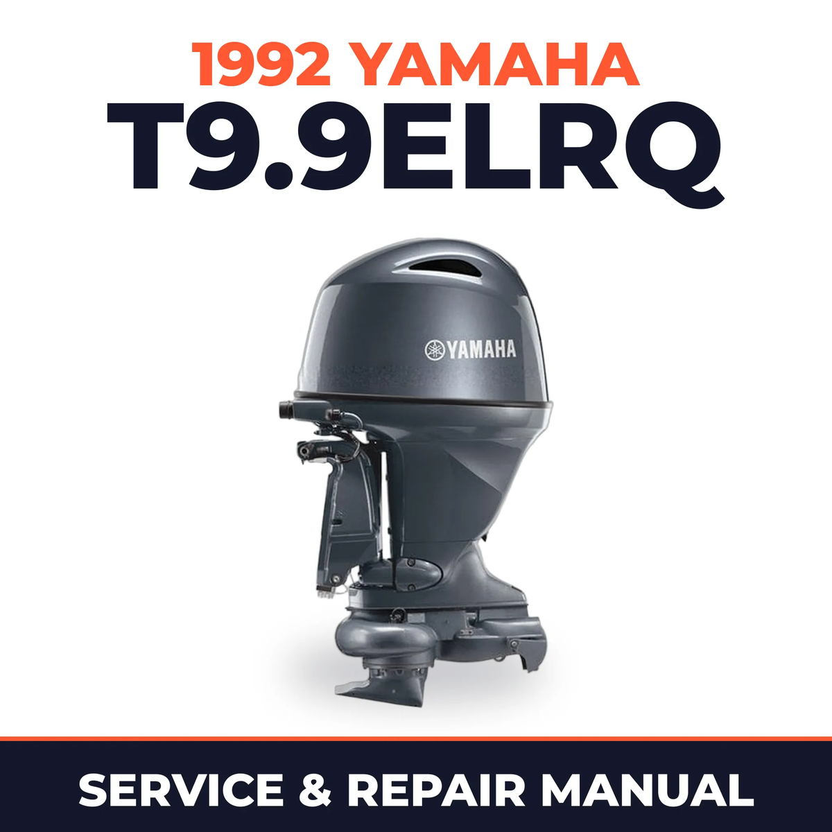 1992 Yamaha T9.9ELRQ 2 stroke Service and Repair Manual