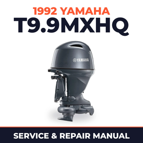 1992 Yamaha T9.9MXHQ 2 stroke Service and Repair Manual