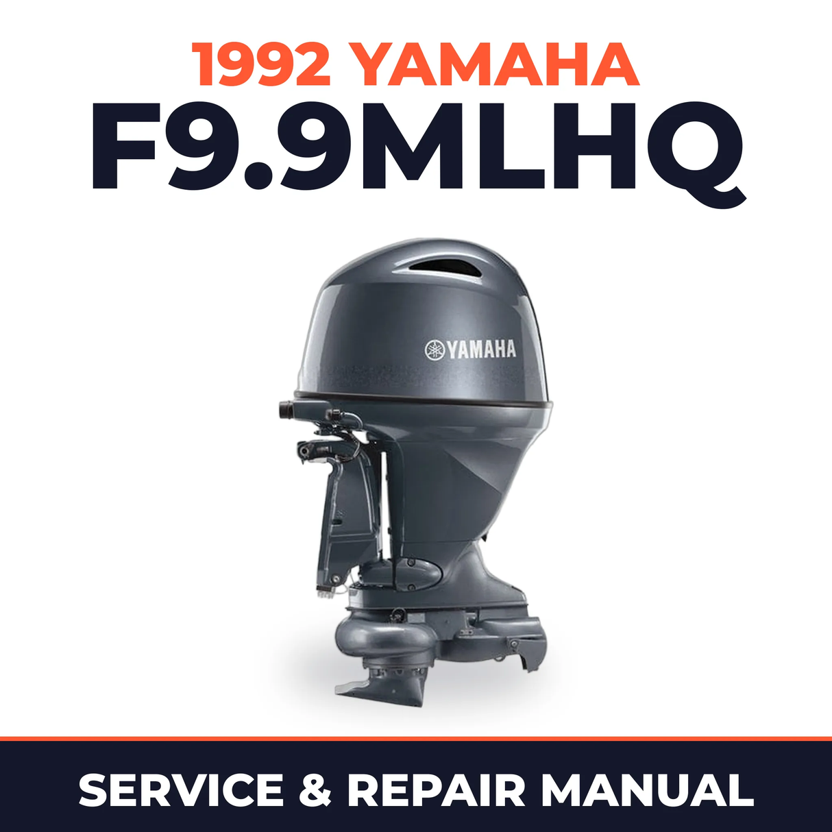 1992 Yamaha F9.9MLHQ 4 stroke Service and Repair Manual