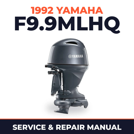 1992 Yamaha F9.9MLHQ 4 stroke Service and Repair Manual