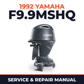 1992 Yamaha F9.9MSHQ 4 stroke Service and Repair Manual
