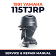 1991 Yamaha 115TJRP 2 stroke Service and Repair Manual