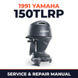 1991 Yamaha 150TLRP 2 stroke Service and Repair Manual