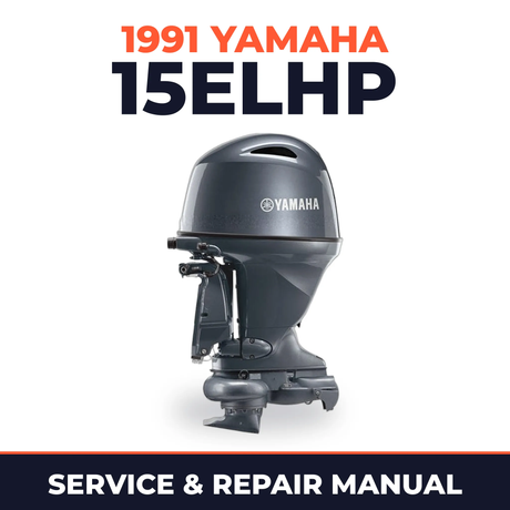 1991 Yamaha 15ELHP 2 stroke Service and Repair Manual