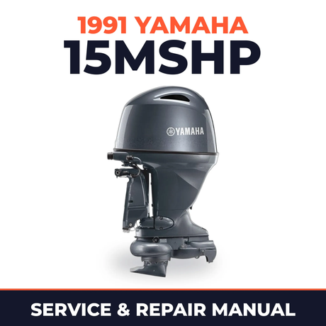 1991 Yamaha 15MSHP 2 stroke Service and Repair Manual