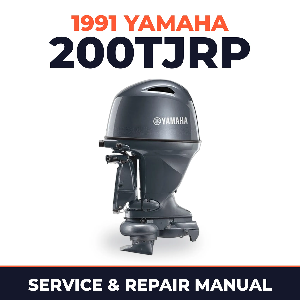 1991 Yamaha 200TJRP 2 stroke Service and Repair Manual