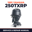1991 Yamaha 250TXRP 2 stroke Service and Repair Manual
