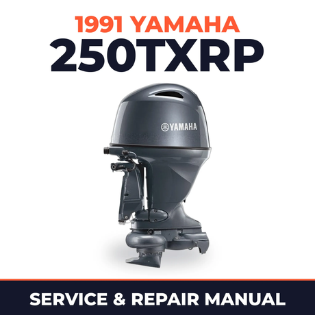 1991 Yamaha 250TXRP 2 stroke Service and Repair Manual