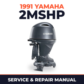 1991 Yamaha 2MSHP 2 stroke Service and Repair Manual