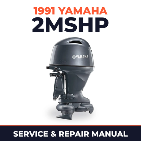 1991 Yamaha 2MSHP 2 stroke Service and Repair Manual